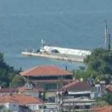 Stavros Greece. Pogled na Stavros sa vidikovca 09.06.2012